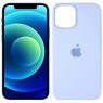 Чехол силиконовый для iPhone 12 Pro Max Голубой FULL