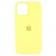 Чохол силіконовий для iPhone 12 Pro Max Жовтий FULL