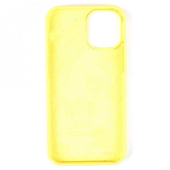 Чохол силіконовий для iPhone 12 Pro Max Жовтий FULL-2
