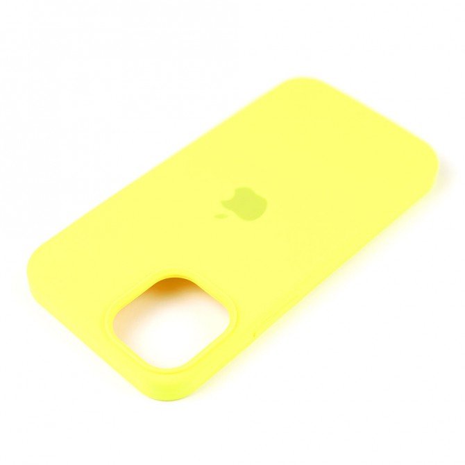 Чехол силиконовый для iPhone 12 Pro Max Лимонный FULL-2