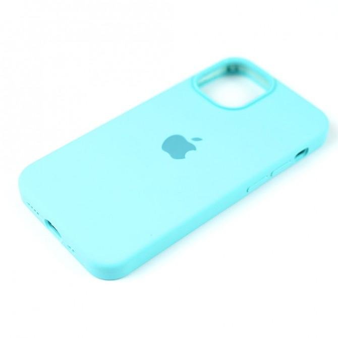 Чехол силиконовый для iPhone 12 Pro Max Оливковый FULL-4