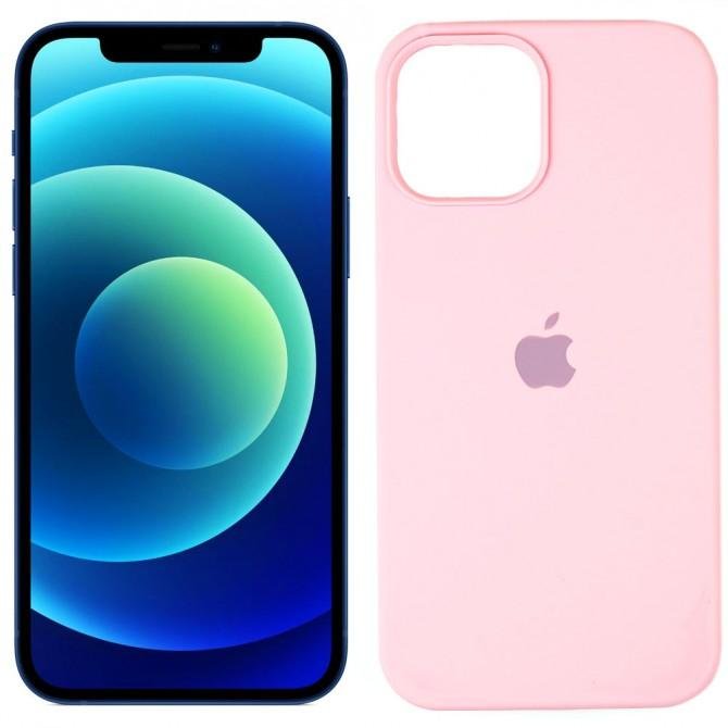 Чехол силиконовый для iPhone 12 Pro Max Розовый FULL