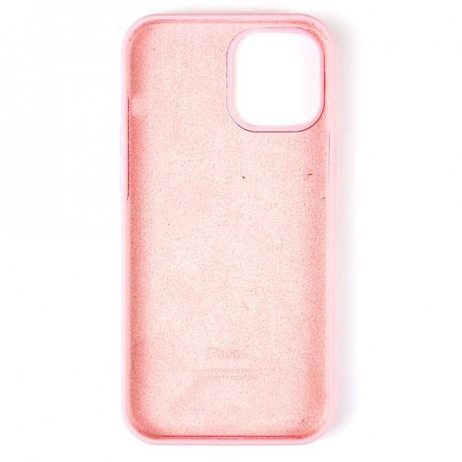 Чехол силиконовый для iPhone 12 Pro Max Розовый FULL-2