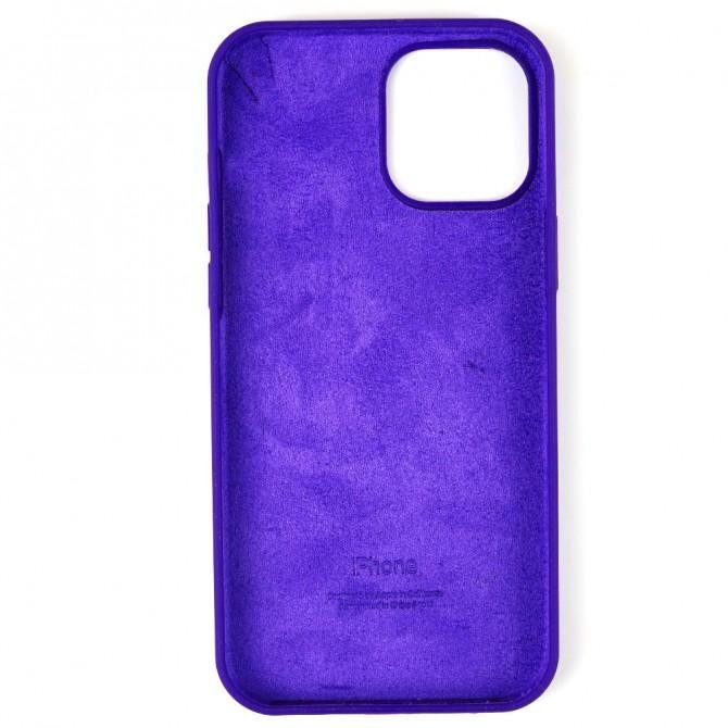 Чехол силиконовый для iPhone 12 Pro Max Фиолетовый FULL-2