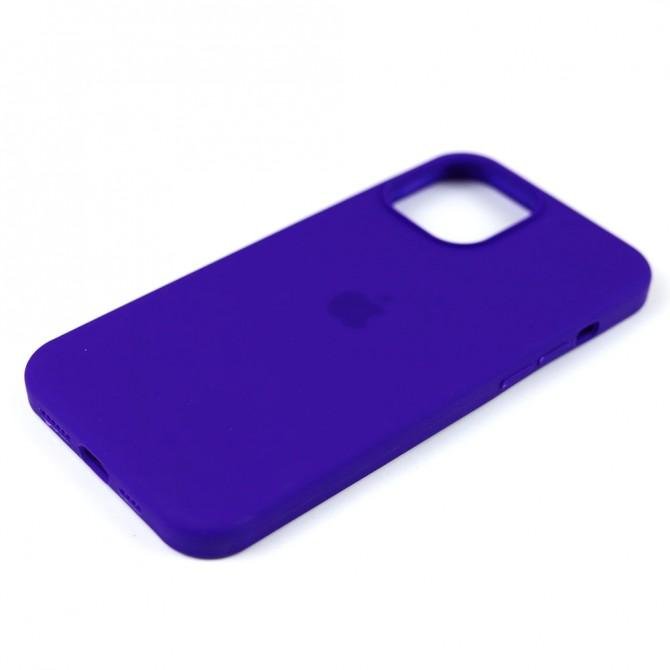 Чехол силиконовый для iPhone 12 Pro Max Фиолетовый FULL-4