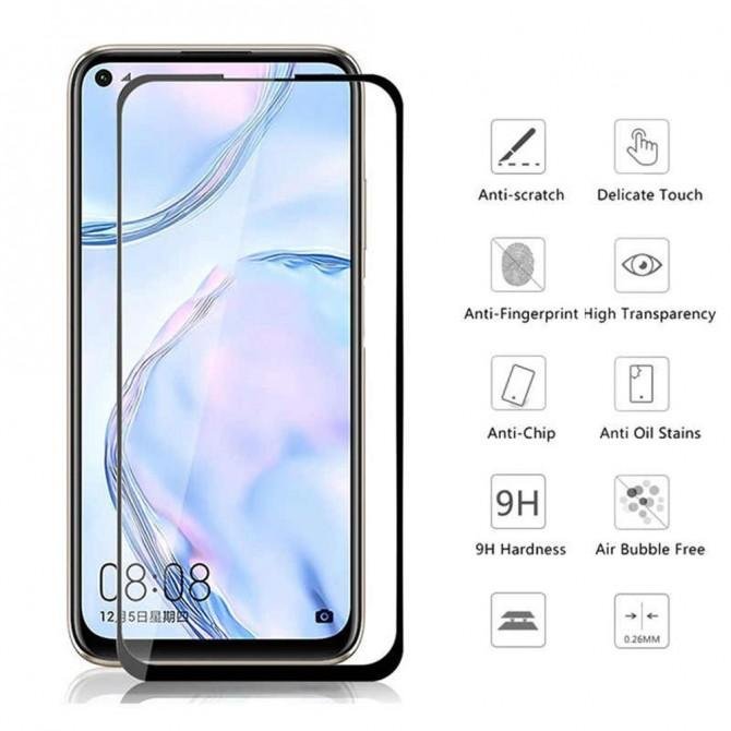 Захисне скло для SAMSUNG A115/M115 Galaxy A11/M11 Full Glue (0.3 мм, 2.5D, чорне)-1