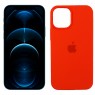 Чехол силиконовый для iPhone 12 mini Оранжевый FULL