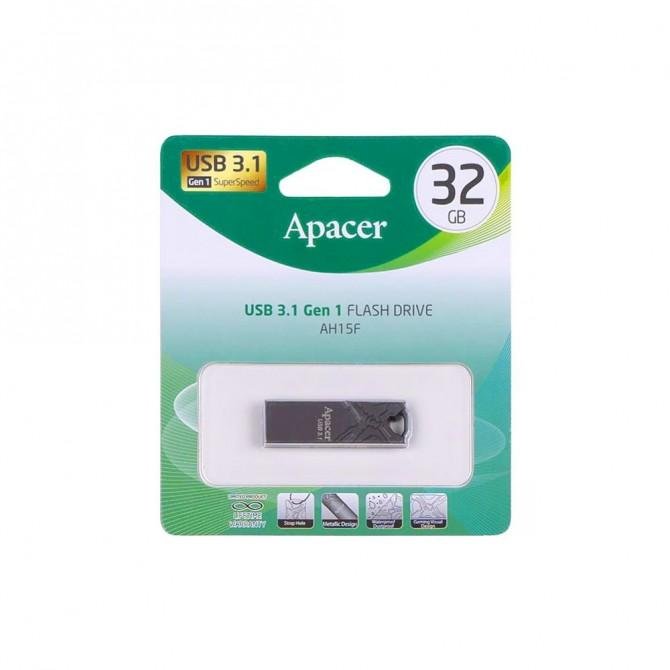 Флеш память Apacer 64Gb AH15F Серый-2