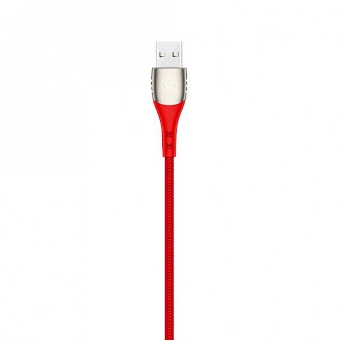 Кабель Usams U-Tone US-SJ303 Lightning Красный