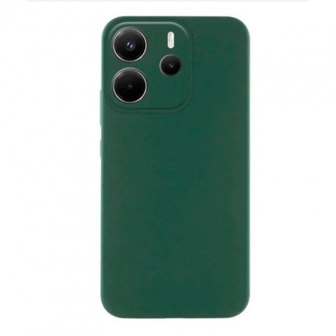 Чохол силіконовий Soft для Xiaomi Redmi Note 14 4G Темно Зелений FULL
