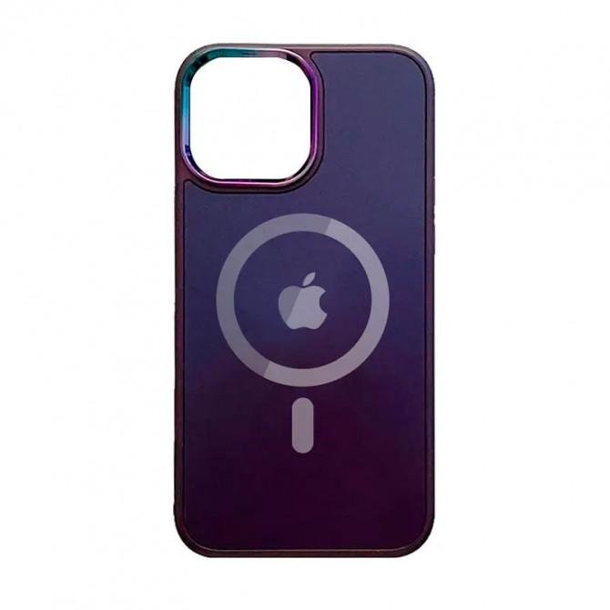 Чохол TPU+Glass Sapphire Mag Evo case для Apple iPhone 12 Pro (6.1") Deep Purple