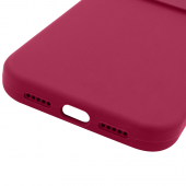 Силиконовый чехол для iPhone 17 Pro Max Rose Red FULL (NO LOGO)