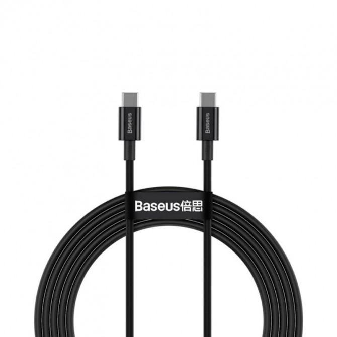Кабель Baseus Superior Series Type-C/Type-C 100W (CATYS-B01) Black 1m