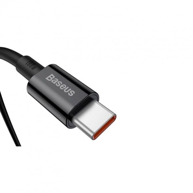 Кабель Baseus Superior Series Type-C/Type-C 100W (CATYS-B01) Black 1m-1
