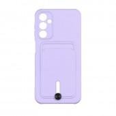 Чехол TPU Colorfull Pocket Card для Samsung Galaxy A54 5G Сиреневый