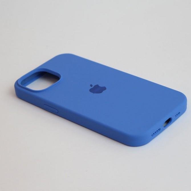 Оригинальный силиконовый чехол для iPhone 15 Royal Blue FULL-3