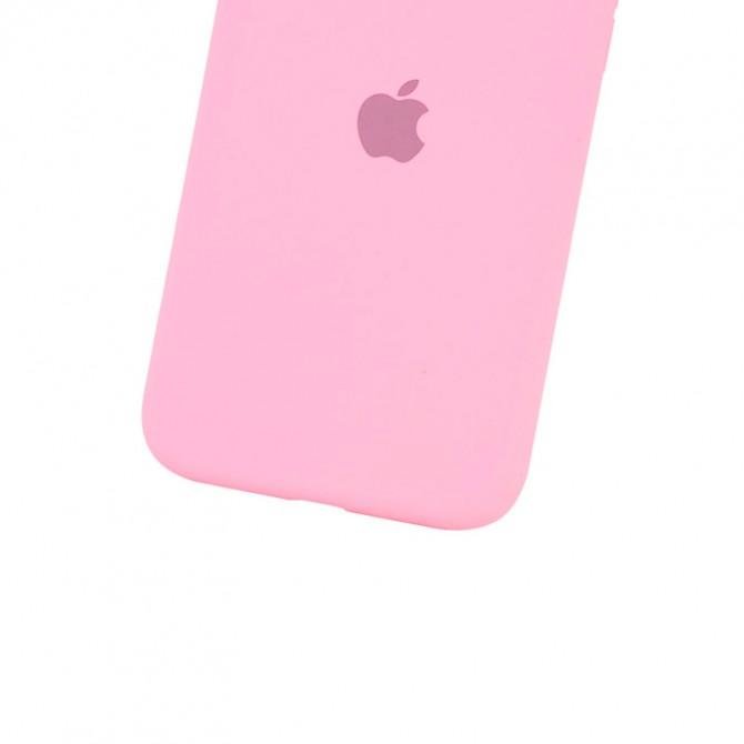 Оригинальный силиконовый чехол для iPhone 11 Pro Светло Розовый FULL (with camera protection)-3