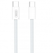 Кабель XO NBQ260B PD Type-C to Type-C 60W 1.5m White