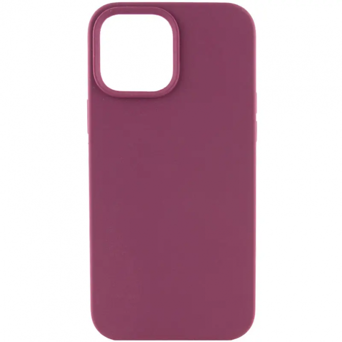 Силиконовый чехол для iPhone 13 Plum FULL (NO LOGO)-1