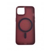Чехол Pjur with Magsafe for iPhone 14 Bordo Чехол Pjur with Magsafe for iPhone 14 Bordo