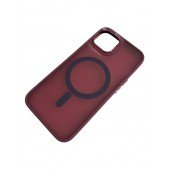 Чехол Pjur with Magsafe for iPhone 14 Bordo Чехол Pjur with Magsafe for iPhone 14 Bordo