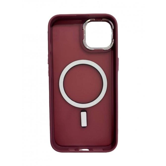 Чехол Pjur with Magsafe for iPhone 14 Bordo-2