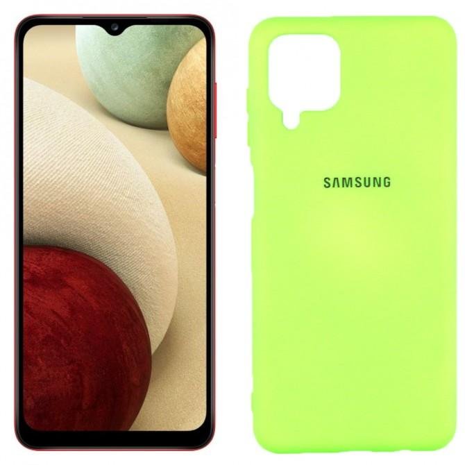 Чохол Soft Case для Samsung A125 Galaxy A12 Салатовий FULL