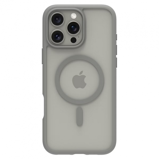 Чехол Matt Magnetic Fit для iPhone 15 Pro Max Серый