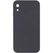 Силіконовий чохол для iPhone XR Dark Gray FULL (NO LOGO)
