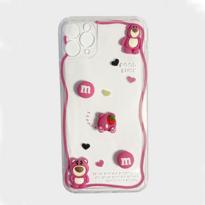Чехол 3D M&M`s series for iPhone 11 Pro Bear Red