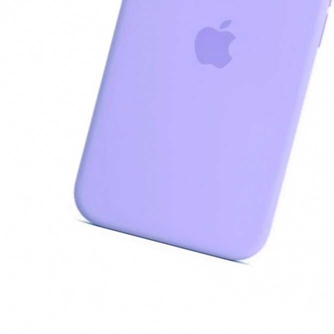 Оригинальный силиконовый чехол для iPhone 13 mini Сиреневый FULL-2
