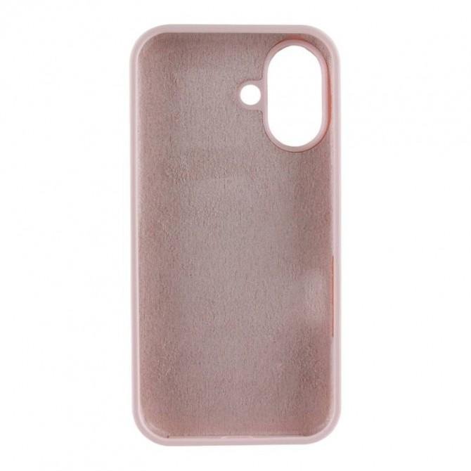 Cиликоновый чехол для iPhone 16 Chalk Pink FULL (NO LOGO)-2