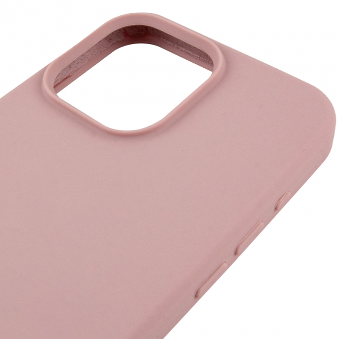 Силіконовий чохол для iPhone 15 Pro Max Pink Sand FULL (NO LOGO)-3