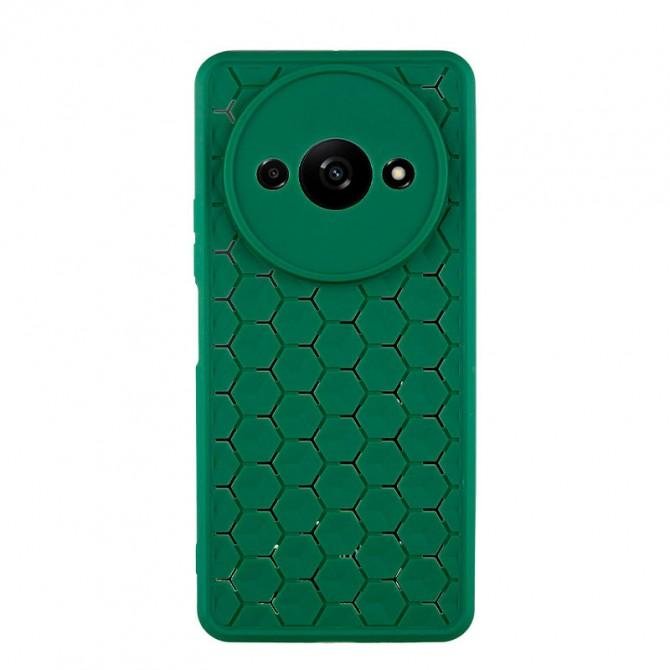 Чехол TPU Honeycomb для Xiaomi Redmi A3 Зеленый