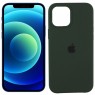 Чехол Soft Case для iPhone 12 Pro Max Темно зелений
