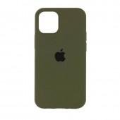 Силиконовый чехол для iPhone 15 Pro Dark Olive FULL