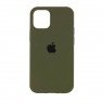 Силіконовий чохол для iPhone 15 Pro Dark Olive FULL