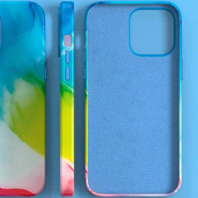 Кожаный чехол Figura Series Case with MagSafe для Apple iPhone 11 (6.1") Multicolor-1