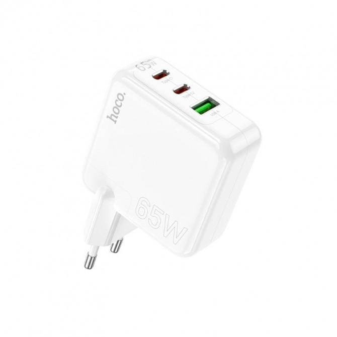 МЗП 1USB + 2Type-C Hoco C115A PD65W White