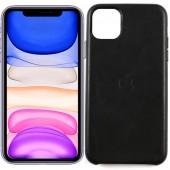 Чехол Leather Case для iPhone 11 Чёрный