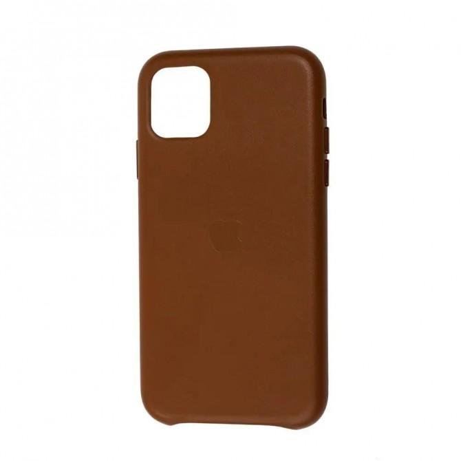Чохол Apple Leather Case для iPhone 11 Pro Коричневий-1