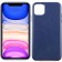 Чехол Leather Case для iPhone 11 Pro Dark Blue