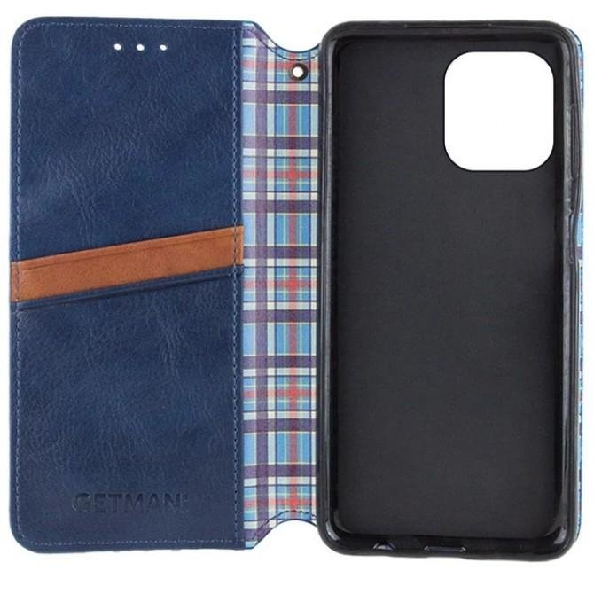 Чехол-книжка GETMAN Cubic for iPhone 12 Pro/ 12 (6.1") Blue-1