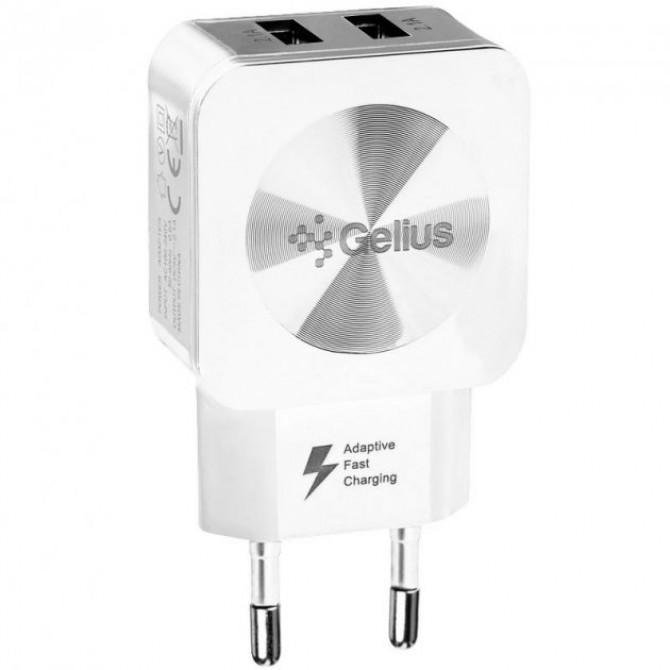 СЗУ Gelius Ultra Prime GU-HC02 2USB 2.1A White