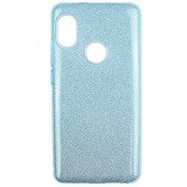 Чохол Silicone 3in1 Блискітки для Xiaomi REDMI Note 5 Pro Синій Чохол Silicone 3in1 Блискітки для Xiaomi REDMI Note 5 Pro Синій