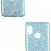 Чохол Silicone 3in1 Блискітки для Xiaomi REDMI Note 5 Pro Синій Чохол Silicone 3in1 Блискітки для Xiaomi REDMI Note 5 Pro Синій