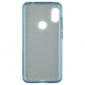 Чохол Silicone 3in1 Блискітки для Xiaomi REDMI Note 6 Pro Синій Чохол Silicone 3in1 Блискітки для Xiaomi REDMI Note 6 Pro Синій