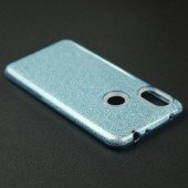 Чохол Silicone 3in1 Блискітки для Xiaomi REDMI Note 6 Pro Синій Чохол Silicone 3in1 Блискітки для Xiaomi REDMI Note 6 Pro Синій