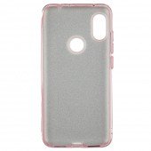 Чохол Silicone 3in1 Блискітки для Xiaomi REDMI Note 6 Pro Рожевий Чохол Silicone 3in1 Блискітки для Xiaomi REDMI Note 6 Pro Рожевий