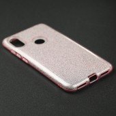 Чохол Silicone 3in1 Блискітки для Xiaomi REDMI Note 6 Pro Рожевий Чохол Silicone 3in1 Блискітки для Xiaomi REDMI Note 6 Pro Рожевий